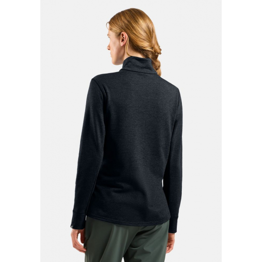 Veste Polaire Femme Grid Fleece Black Melange