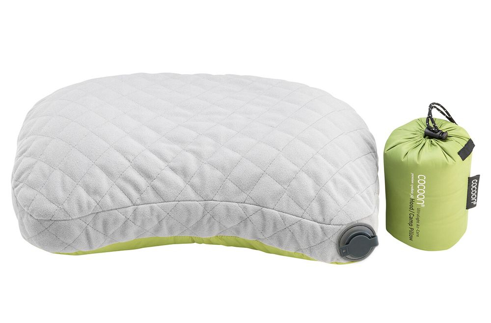Oreiller Air-core Hood Camp Wasabi 108g - Confort En Voyage | Cocoon