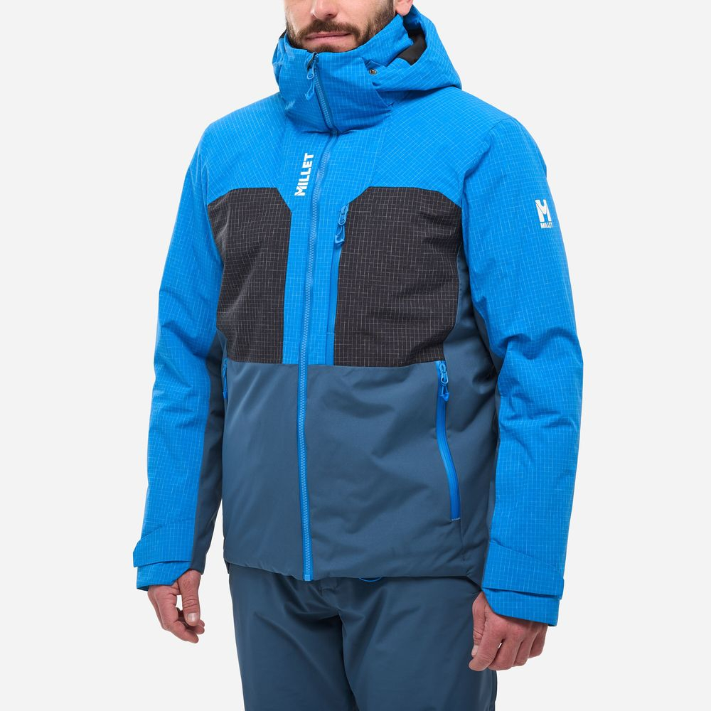 Veste Grands Montets Peak Icon Blue Dark Denim