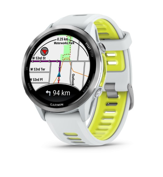 Forerunner 970 Whitestone / Amp Yellow - Gps | Garmin