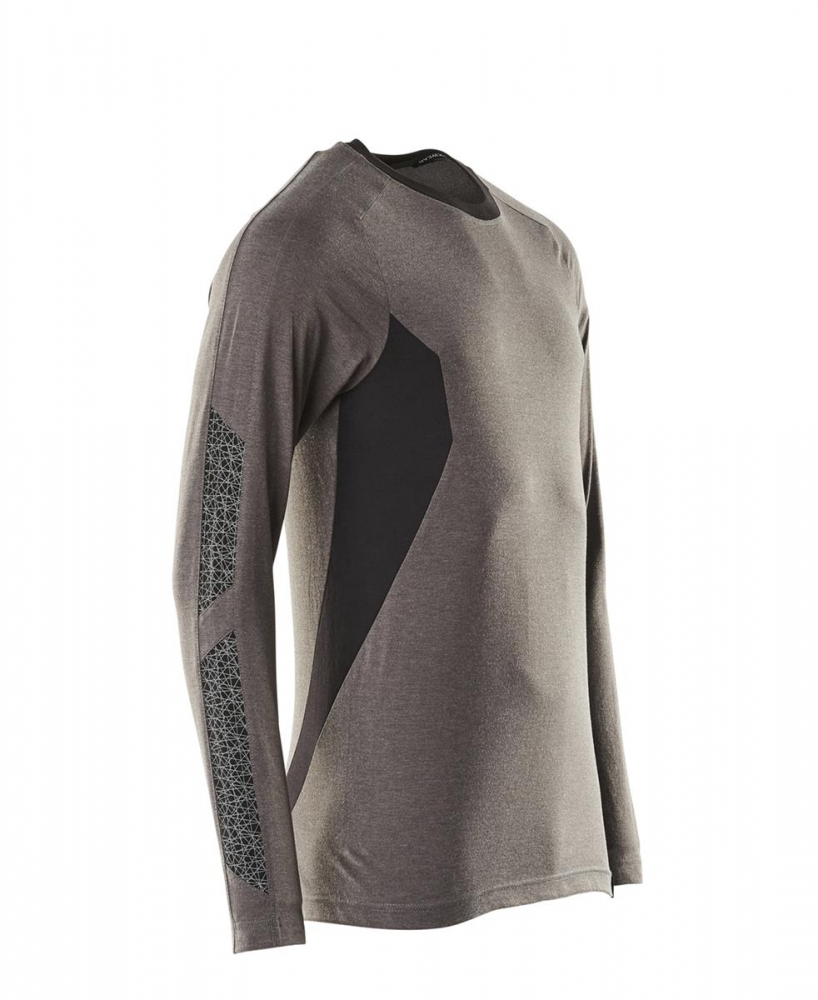 Tee-shirt Manches Longues Premium Gris - Travaux En Hauteur | Mascot