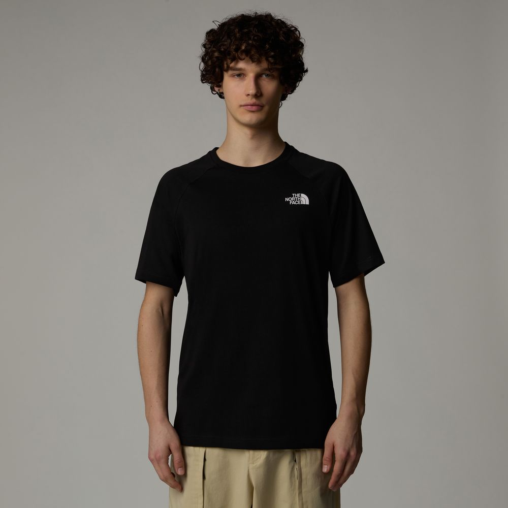 M S/s North Faces T-shirt Tnf Black - Tee Shirt Mc | The North Face