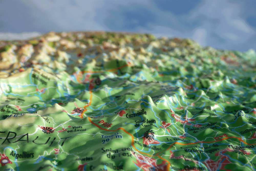 Le Gard - Cartes | 3dmap