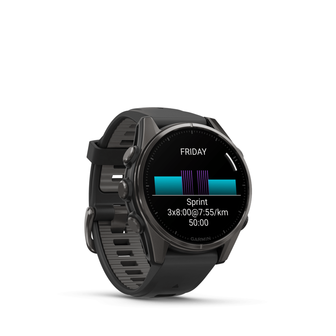 Fenix 8 43mm Amoled Sapphire Titane Carbon Gray Dlc | Garmin