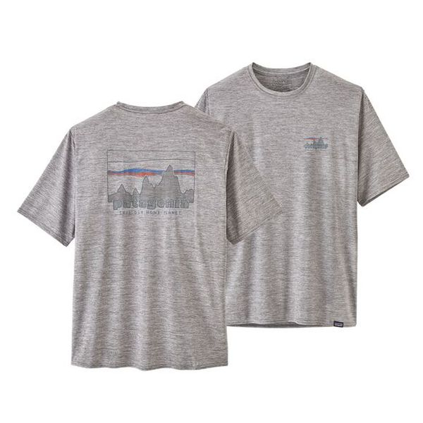 T-shirt Casquette Cool Daily Graphic Shirt Skyline Feather Grey - Tee Shirt Mc