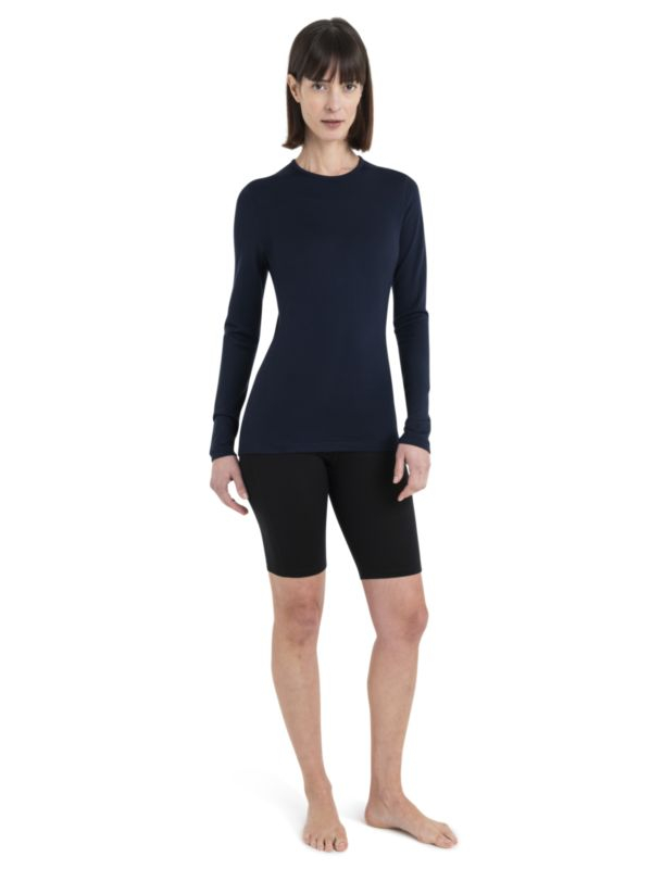 T-shirt Femme 260 Midnight Navy - Tee Shirt Ml | Icebreaker