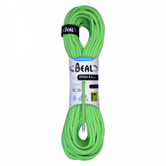 Opera 8.5mm 60m Golden Dry Unicore Vert - Equipement Outdoor | Beal