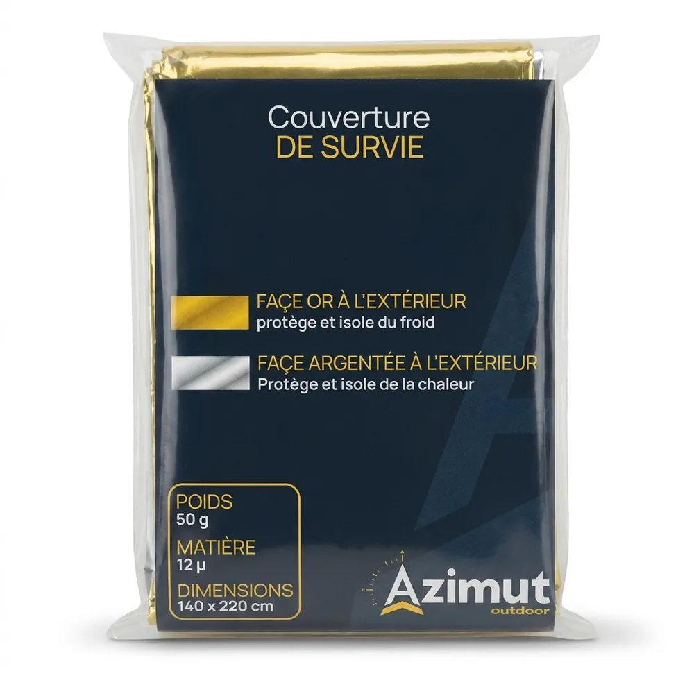 Accessoire Randonnee Couverture De Survie Usage Unique - Couverture Survie