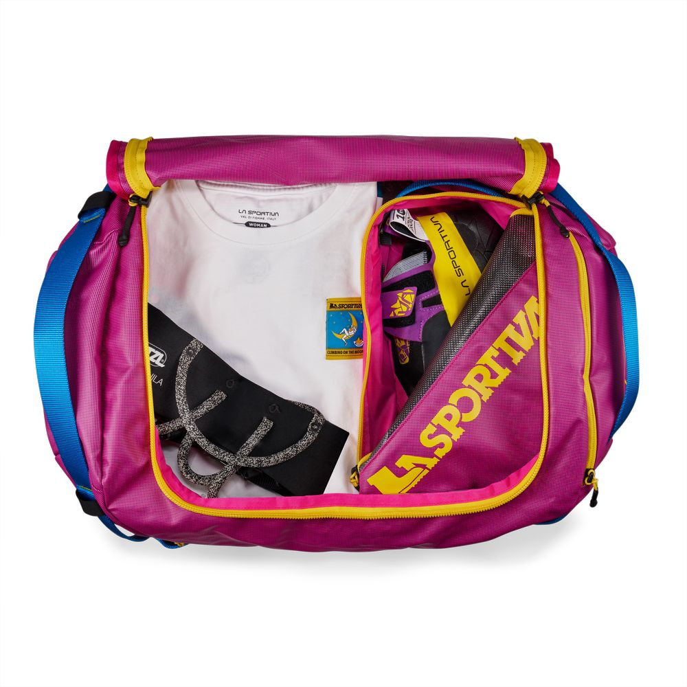 Duffel Bag Nomad 40 Fuchsia/ Giallo - Sac Expedition | La Sportiva
