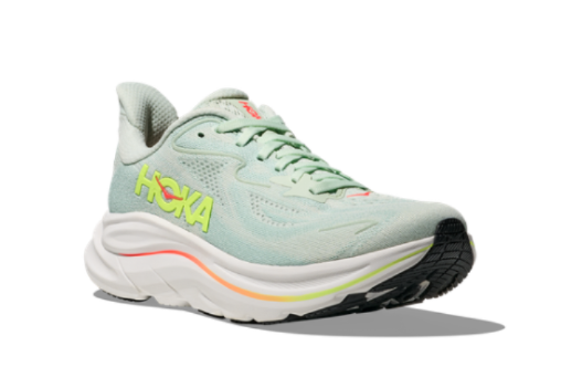 Clifton 10 Femme Sea Glass Neon Flame - Chaussures | Hoka