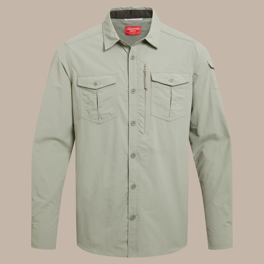 Nosilife Adventure Long Sleeved Shirt III Bay Leaf - Chemise