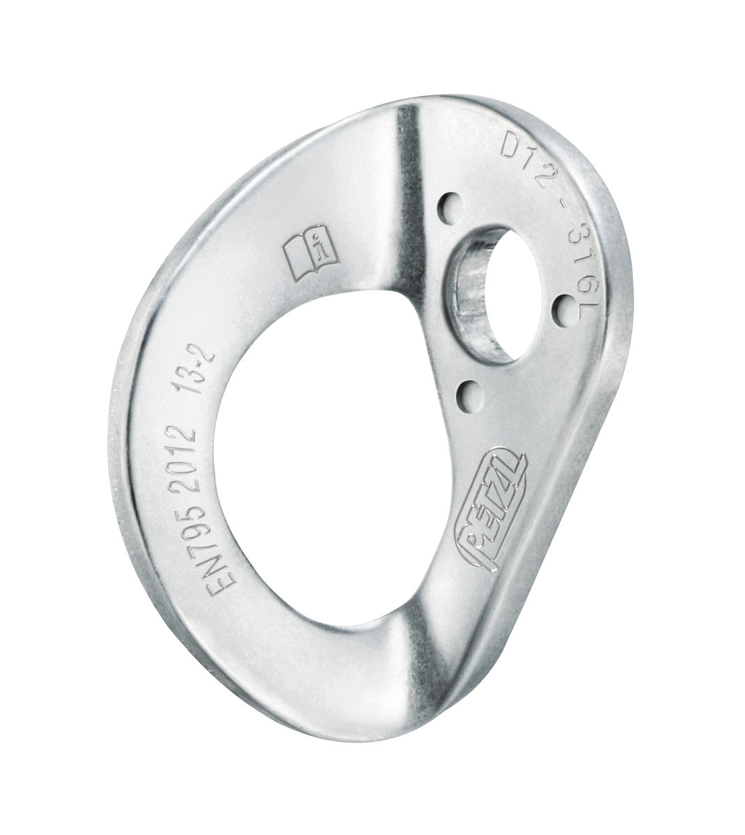Plaquette Coeur Stainless 12mm - Amarrage | Petzl
