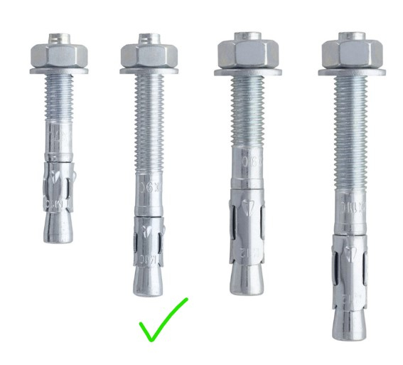 Goujon M12x90mm Acier Zing Ecotri - Equipement De Parois | Fixe
