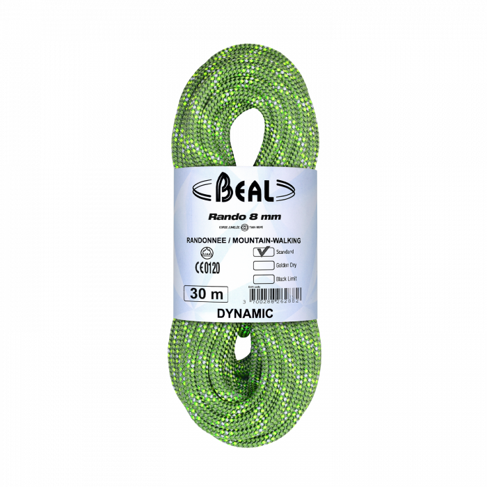 Rando 8mm X 30m Vert - Corde | Beal