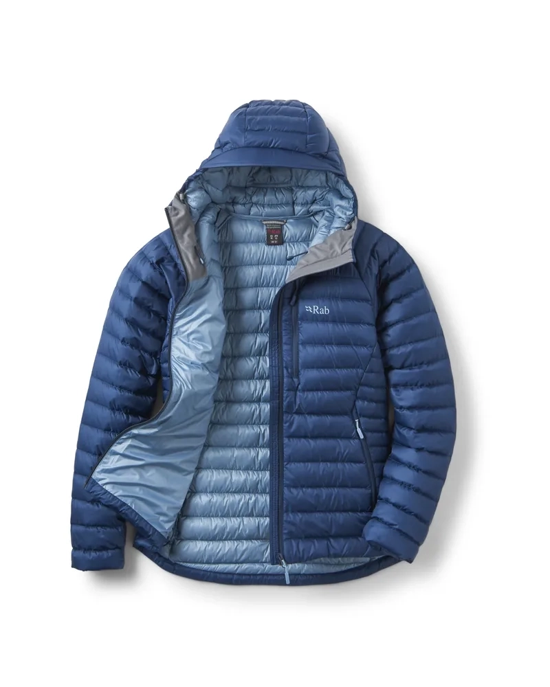 Doudoune Femme Microlight Alpine Veste Tempest Blue - Doudoune | Rab