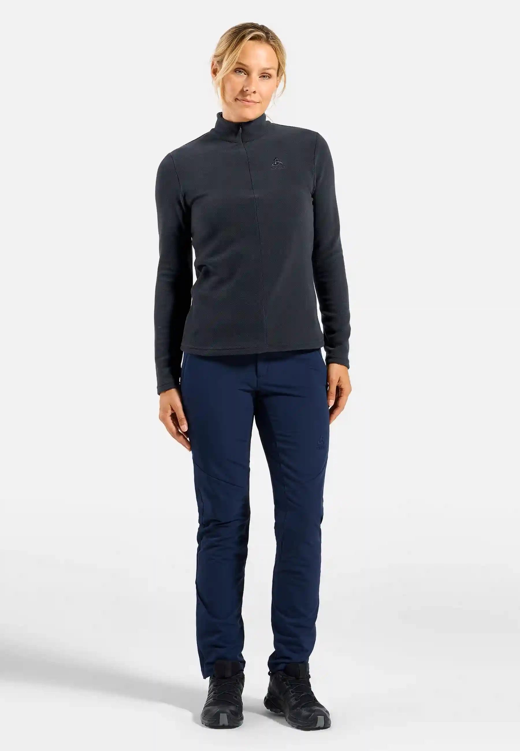 Polaire Femme Roy Mid Layer Black Sapphire - Polaire | Odlo