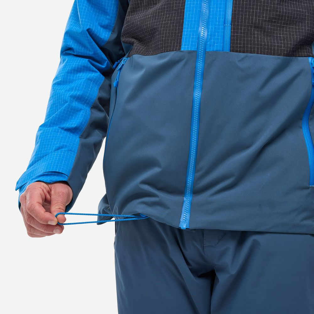 Veste Grands Montets Peak Icon Blue Dark Denim