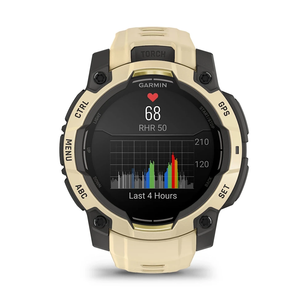 Instinct 3 Amoled 45mm Citrine/gray - Gps | Garmin