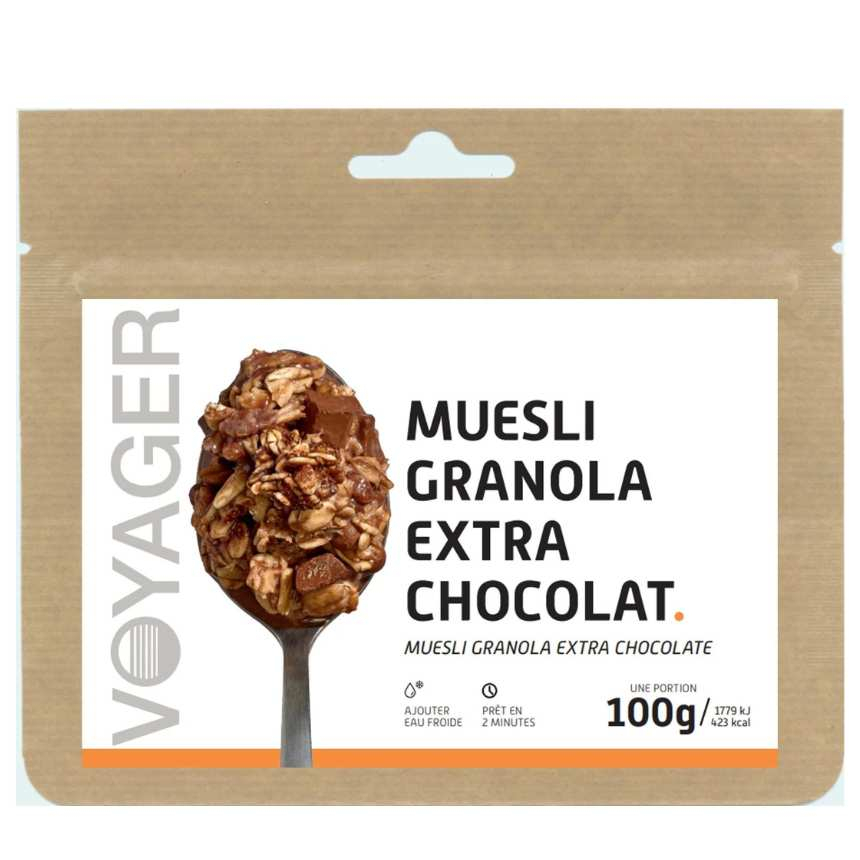 Muesli Granola Extra Chocolat - Repas Lyophilise | Voyager