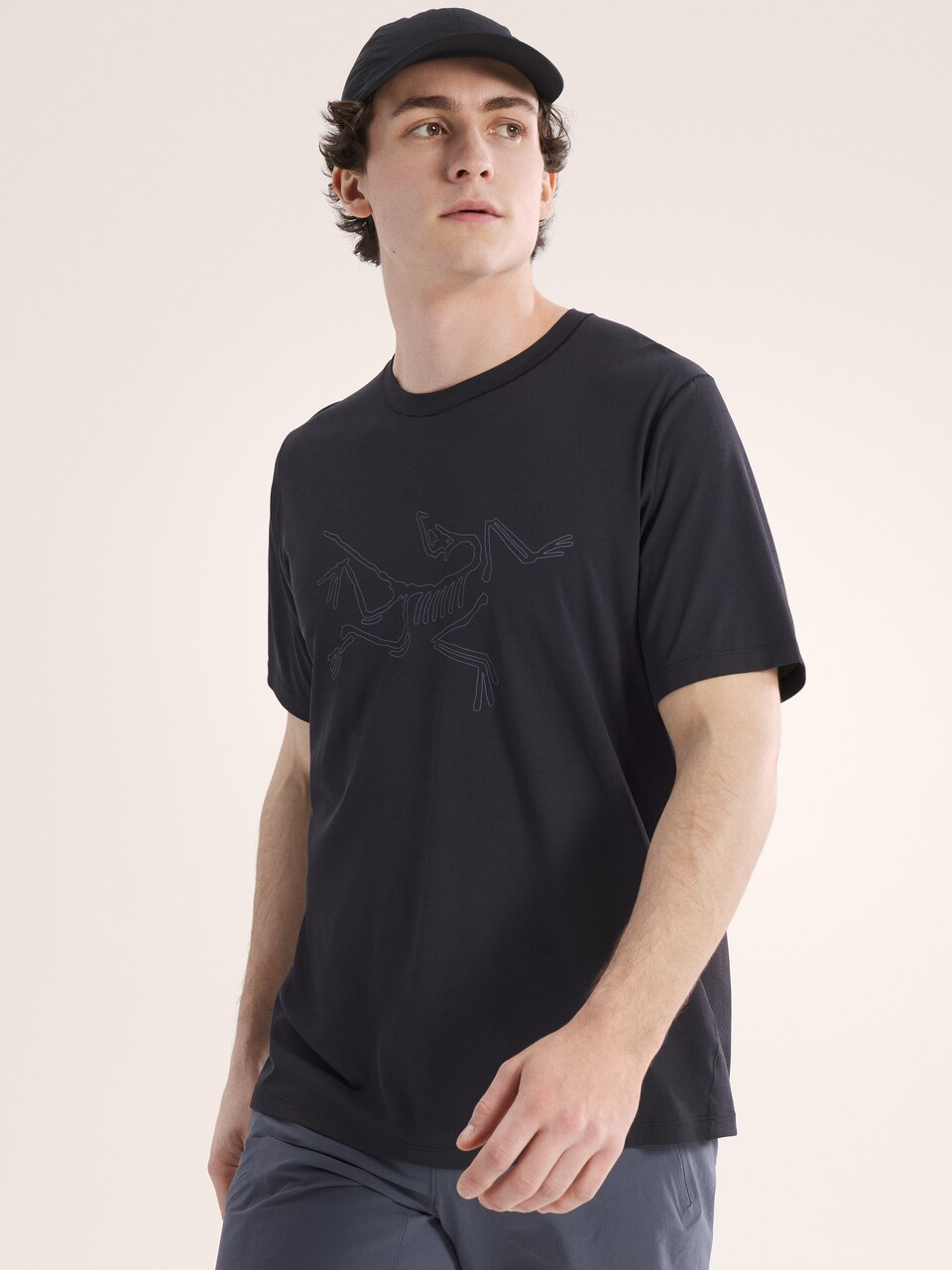 T-Shirt Cormac Logo Black - Tee Shirt Mc | Arcteryx