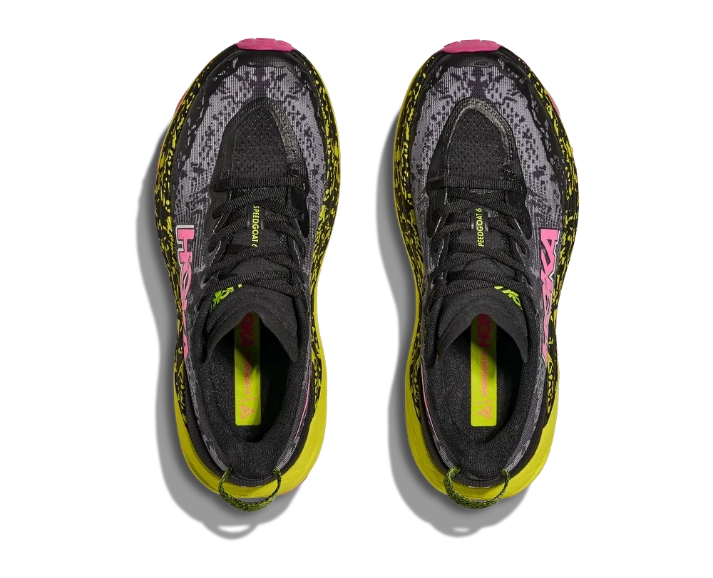 Speedgoat 6 Femme Black Neon Citrus - Chaussures | Hoka