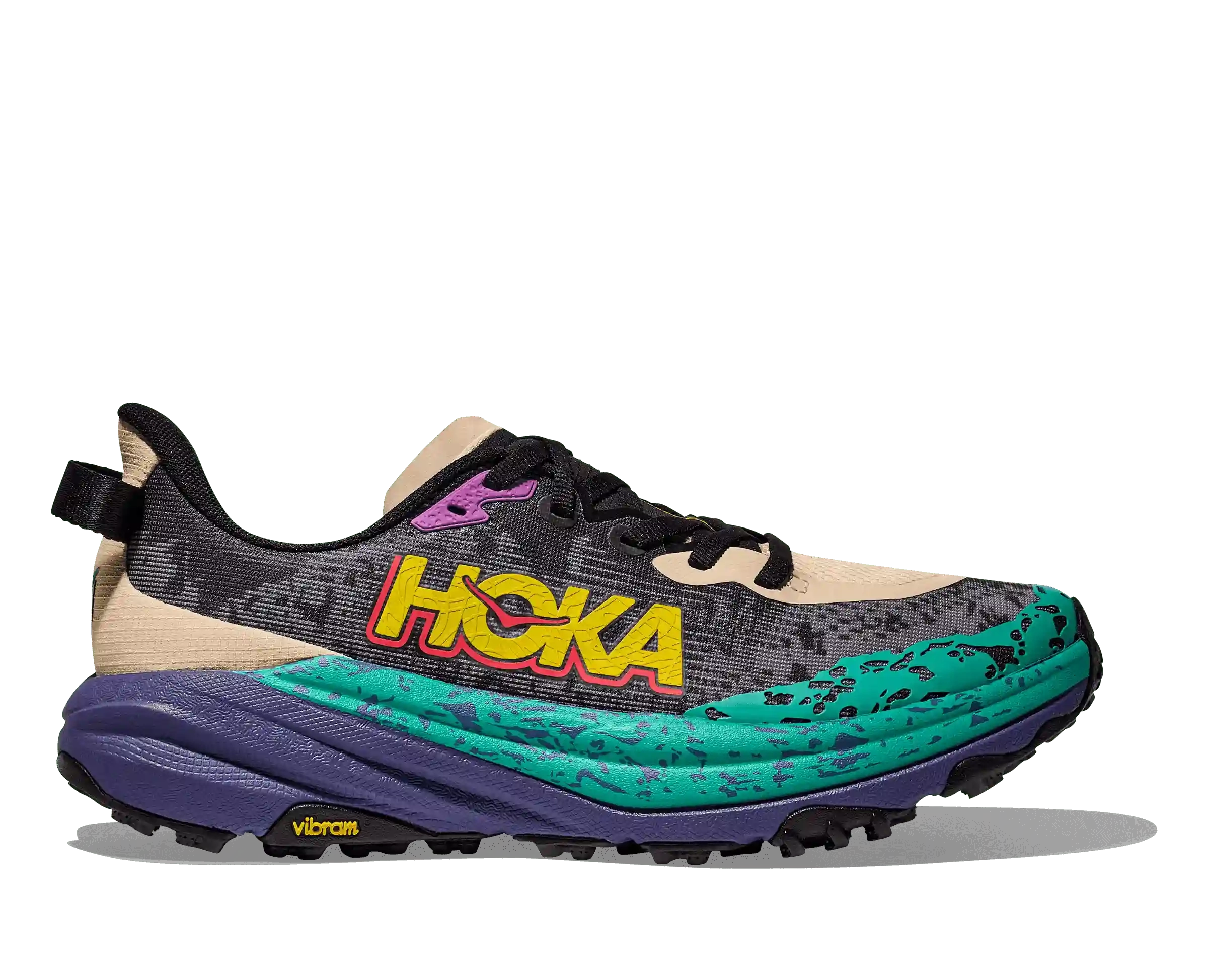 Speedgoat 6 Femme Oatmeal / Mountain Iris - Chaussures | Hoka
