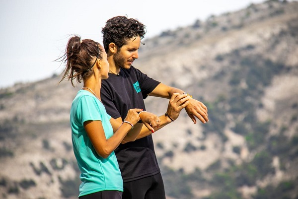 Vetement Running T-shirt Femme Trail+ Turquoise | Impulse Outdoor