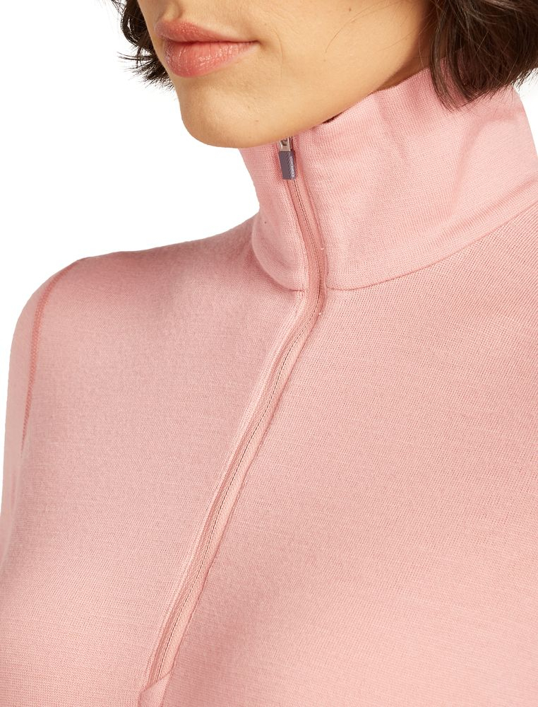 T-shirt Femme 260 Tech 1/2 Zip Blusch