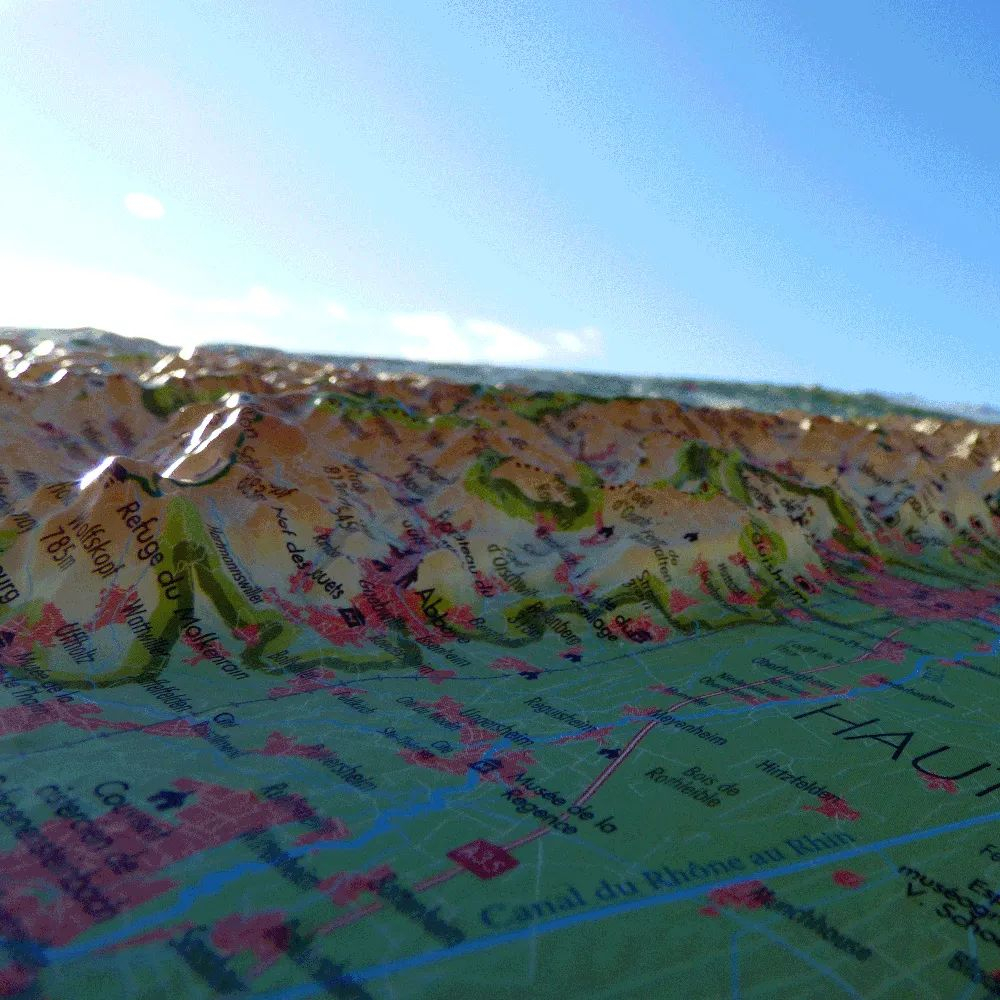 Le Massif Des Vosges - Cartes | 3dmap