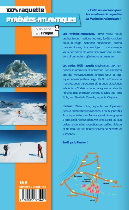 100% Raquette Pyrénées-atlantique - Librairie | 3 Sup Editions