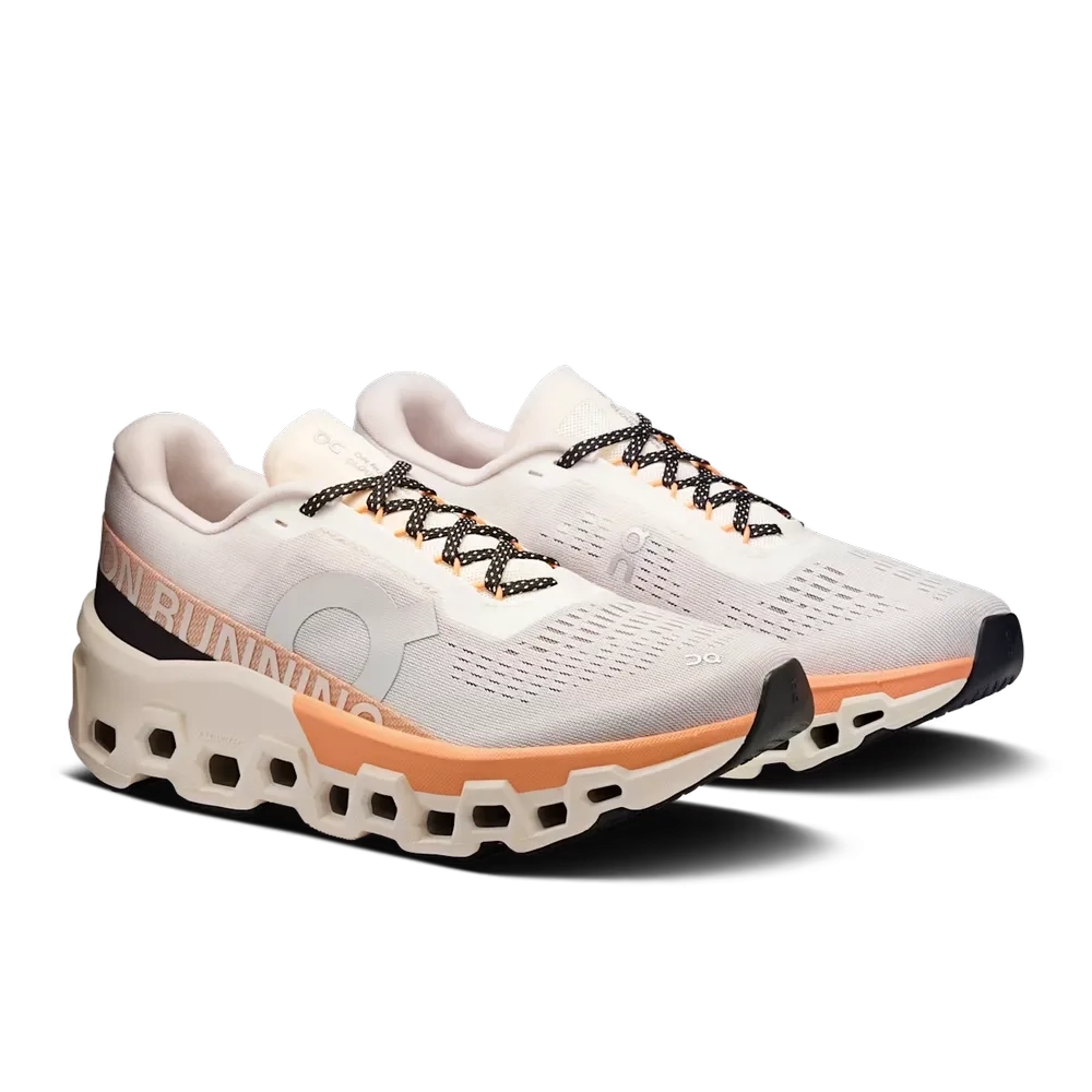 Cloudmonster 2 Femme Ivory Tangerine - Chaussures | On Running