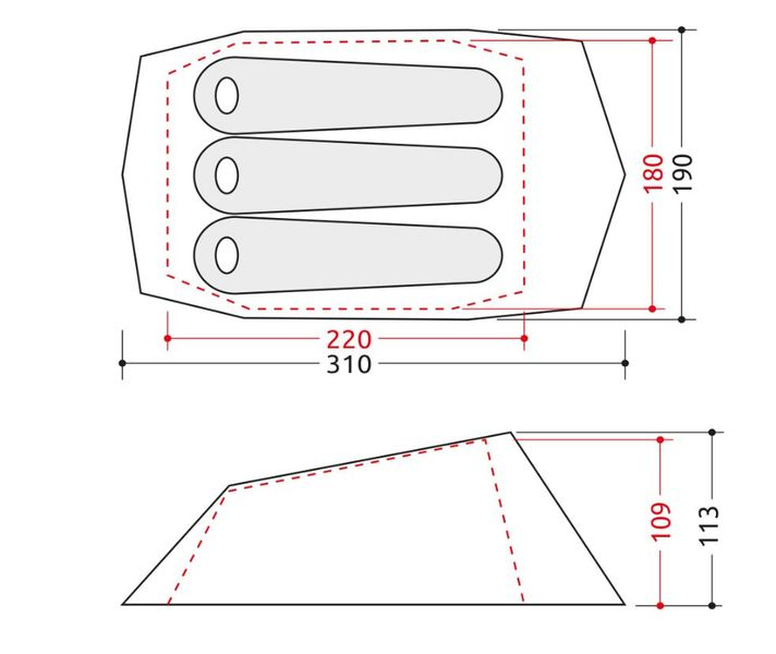 Minima 3 Sl - Tente | Camp