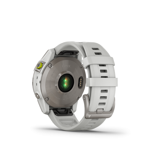 Epix Sapphire Titane Silver - Bracelet Blanc - Gps Running | Garmin