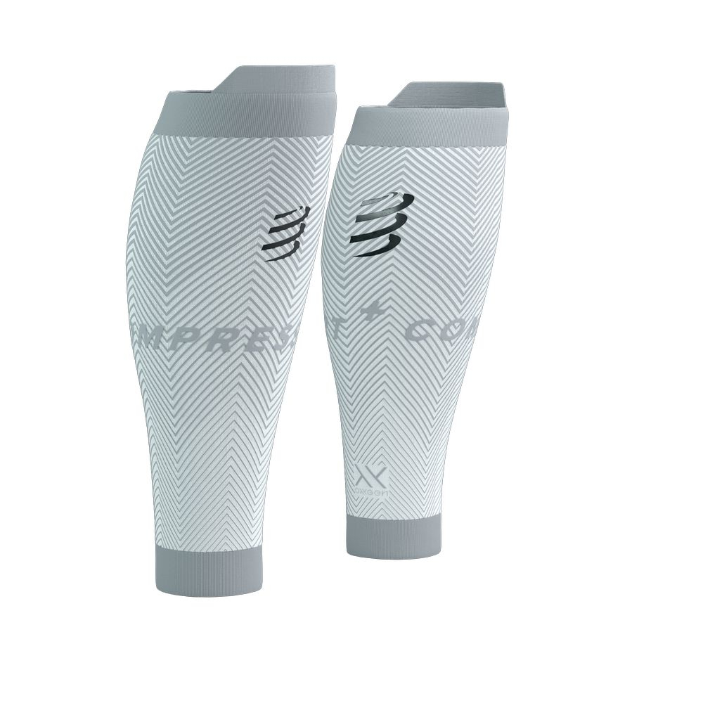 R2 Oxygen Black Steel Grey - Manchons Recup | Compressport