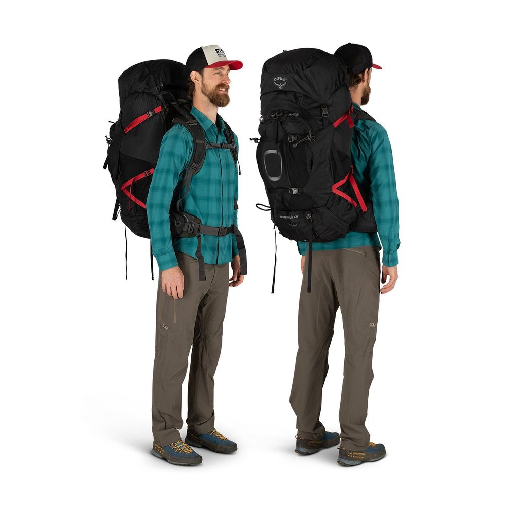 Aether Plus 85 Black Red - Sac A Dos | Osprey