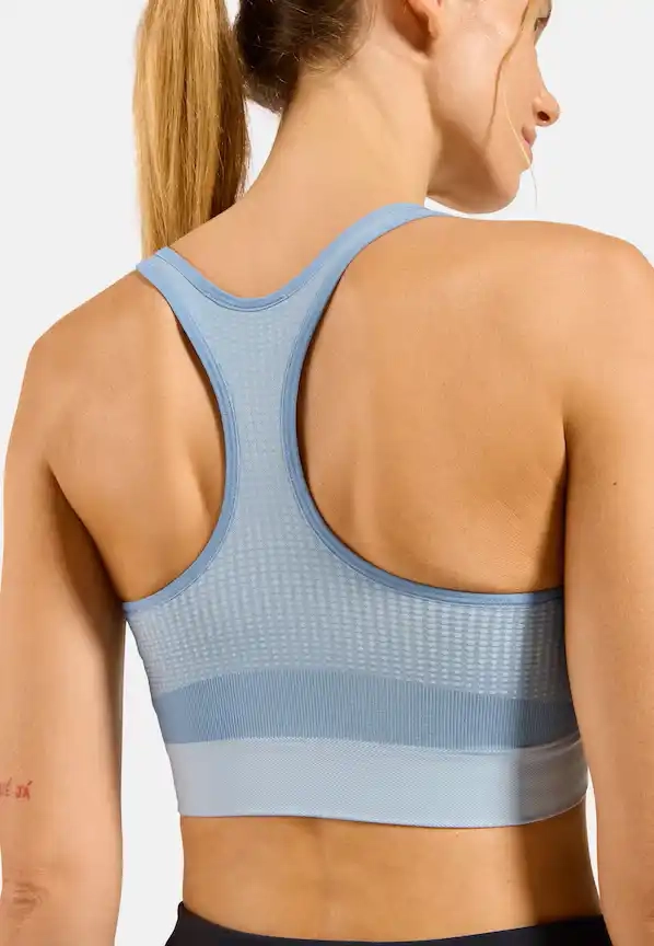 Brassiere Seamless High Baby Blue Ashley Blue - Brassiere | Odlo