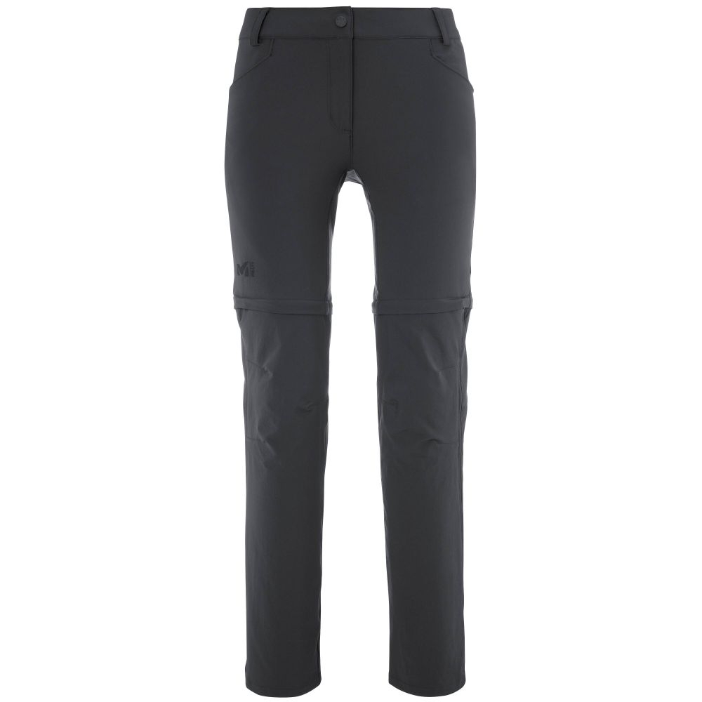 Pantalon Femme Trekker Stretch Zip Off Black - Pantalon | Millet