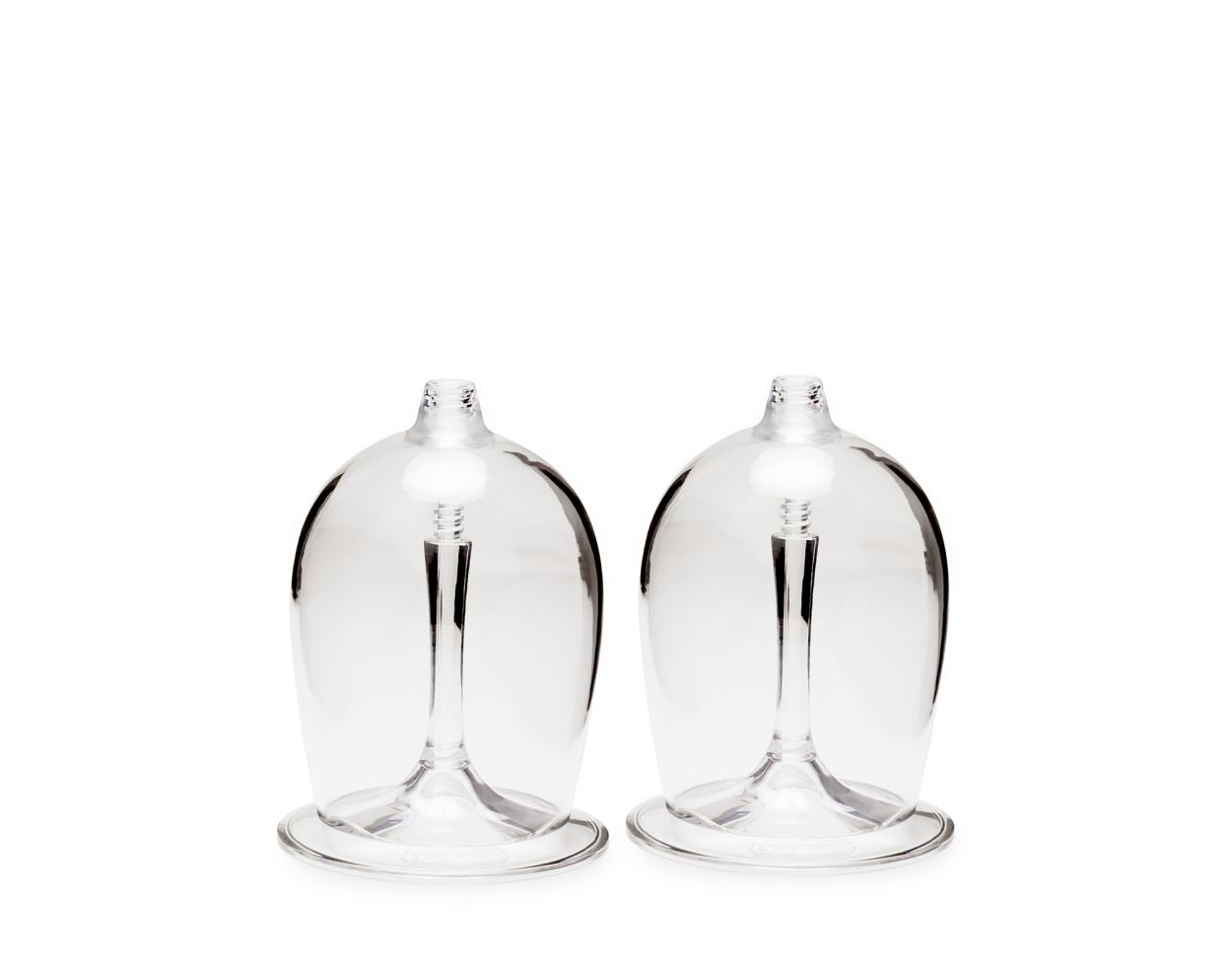 2 Verres A Vin Nesting - Assiette - Verre | Gsi