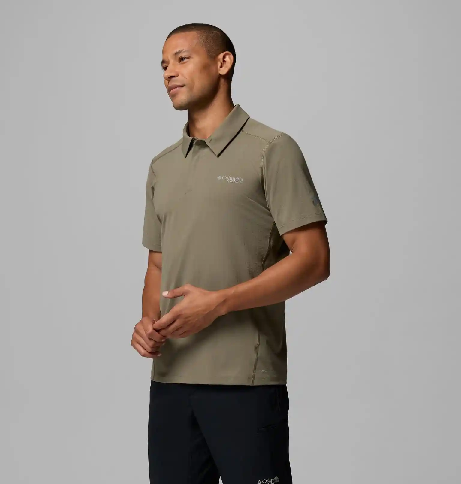 Polo Diamond Peak Pro Stone Green - Tee Shirt Mc | Columbia Sportswear