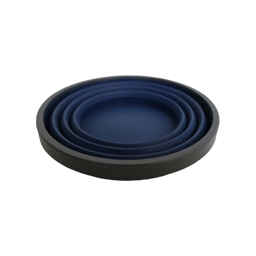 Gobelet Pliant 480 Ml Bleu Nuit - Assiette - Verre | Azimut Outdoor