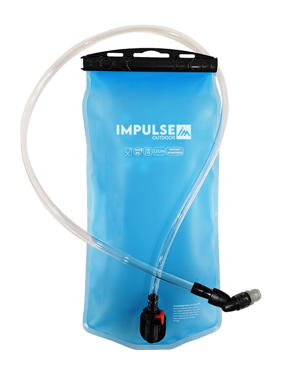 Poche A Eau 1.5 L Antimicrobial - Flasque | Impulse Outdoor