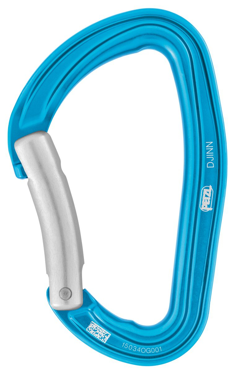 Djinn Doigt Courbe Bleu - Mousquetons | Petzl