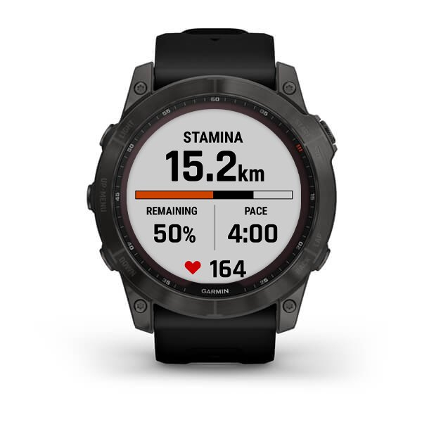 Fenix 7x Sapphire Solar Titane Carbon Gray Dlc - Gps Running | Garmin