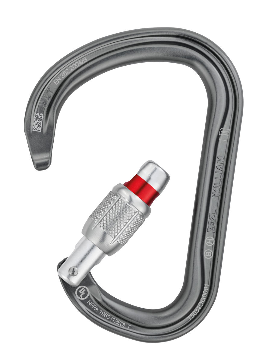 William Screw Lock - Mousqueton Secu Hms | Petzl
