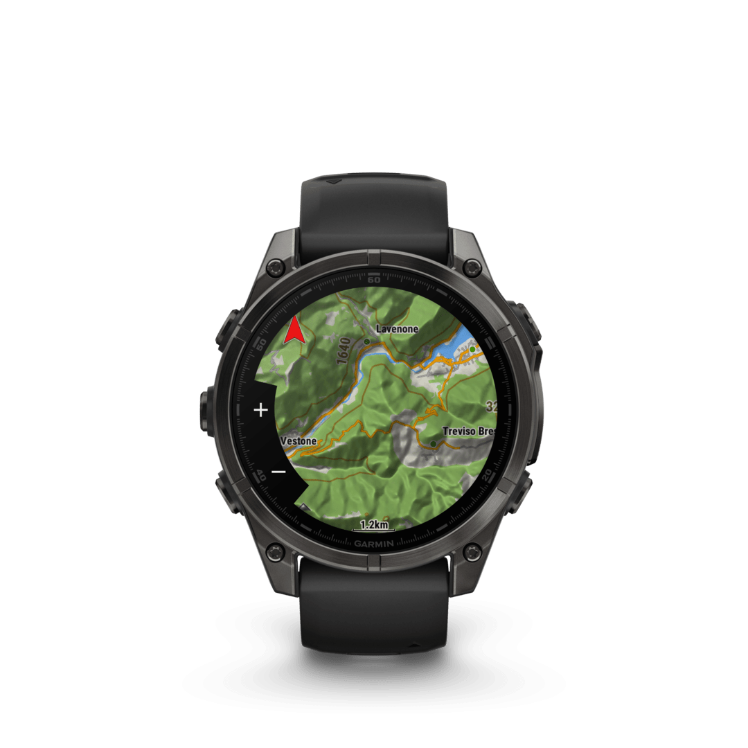 Fenix 8 47mm Amoled Titane Carbon Gray Dlc - Gps Running | Garmin