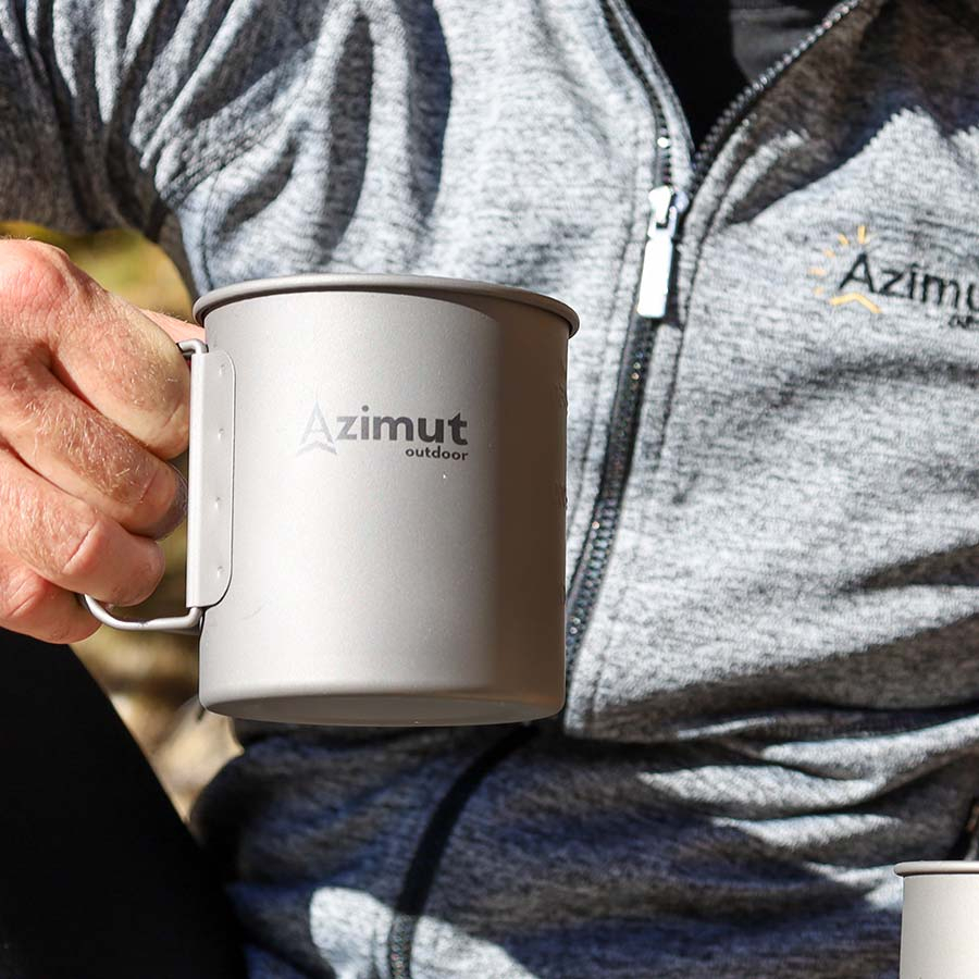 Kettle Pot Titanium 600 Ml - Bouilloire+ Pot | Azimut Outdoor