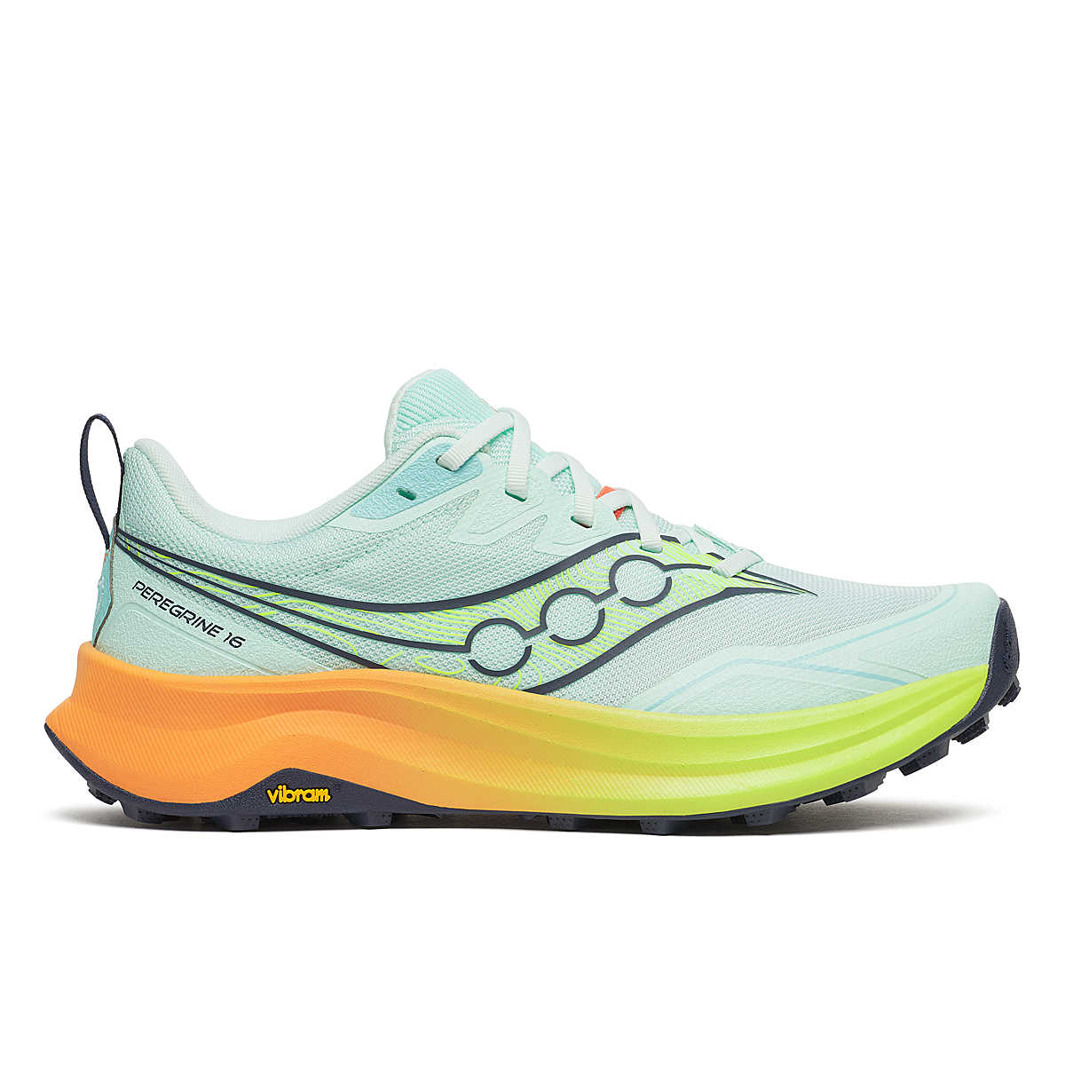 Peregrine 16 Aqua Citron - Chaussures Femme | Saucony