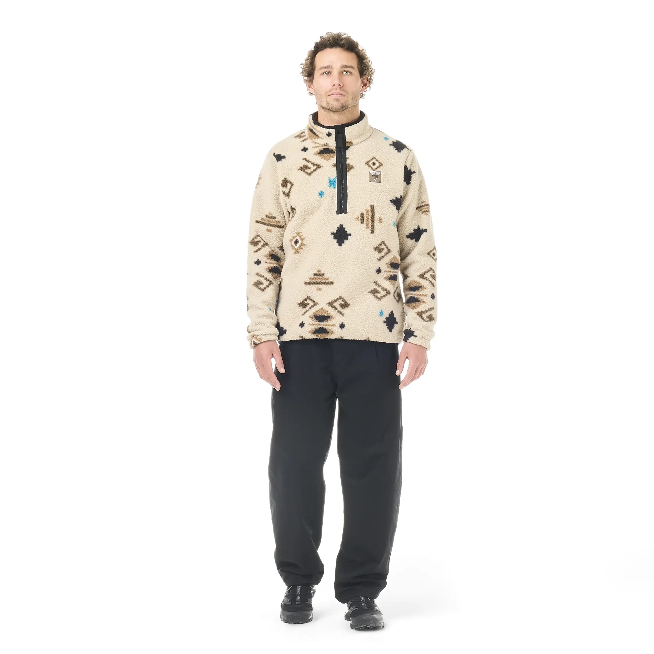 Kimag Printed 1/4 Fleece Emerald Print - Polaire | Picture Organic Clothing