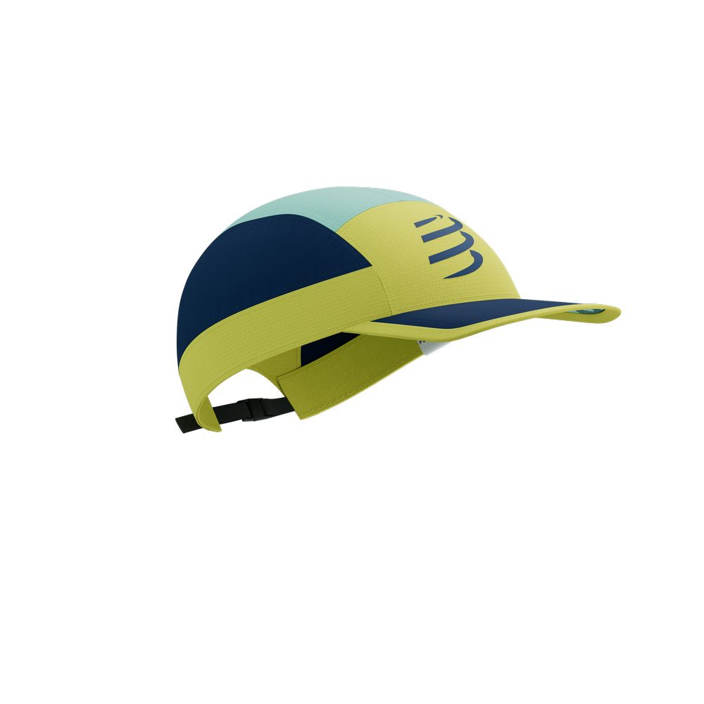 5 Panels Lcap Bleu Vert - Casquette | Compressport