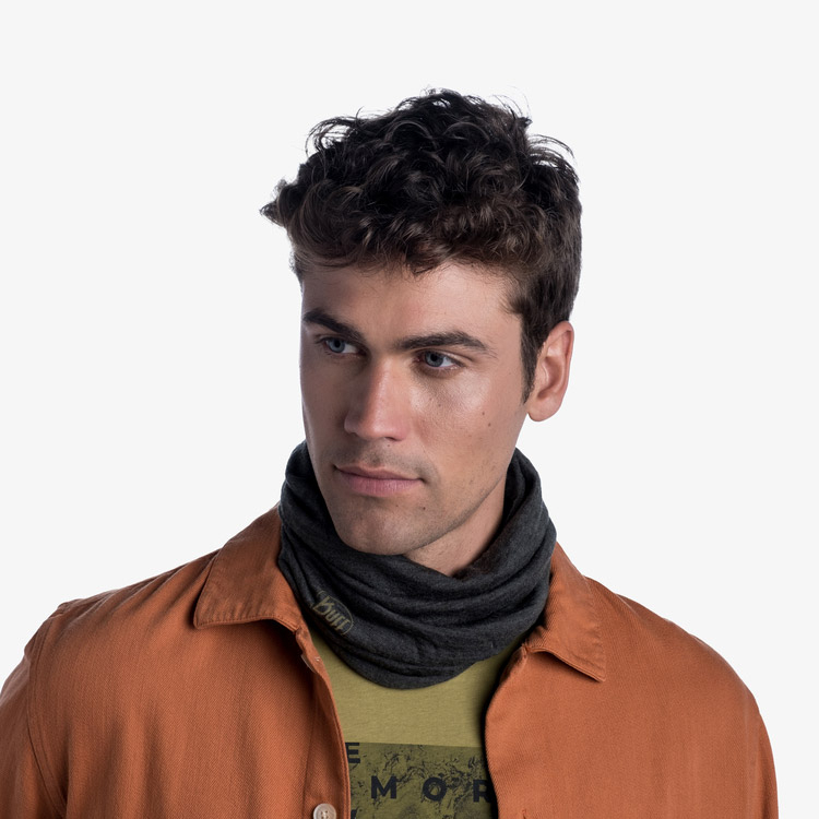 Tour De Cou Merino Lightweight Solid Bark - Tour De Cou | Buff